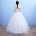 2021 Latest design lace wedding dress elegant sequined bridal dress